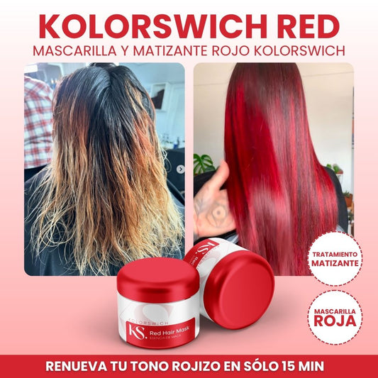 ❤️ KOLORSWICH RED HAIR MASK 2X1 ❤️
