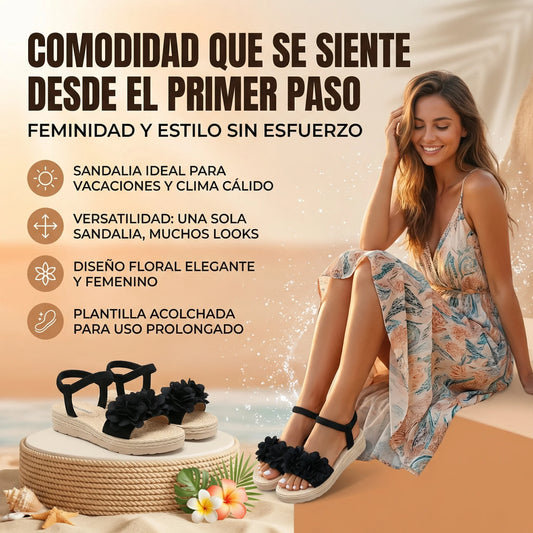 SANDALIA FLORAL